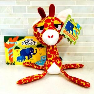 🐾SOLD🐾 NWT Bark Box Jabari Giraffe Sniffin Serengeti Safari Floppy Large Dog Toy